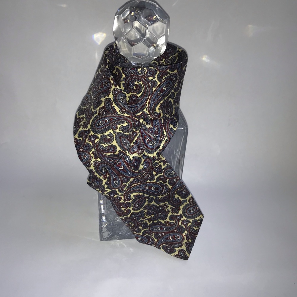 Dior Vintage Christian Dior Silk Paisley Tie